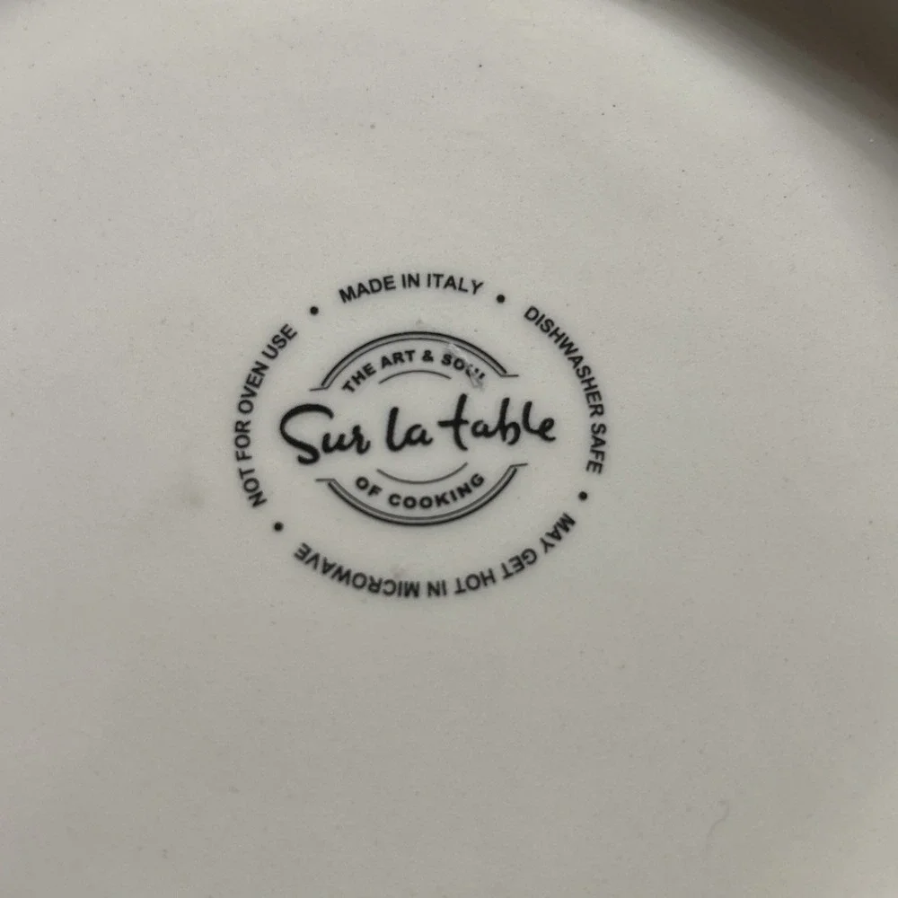 SUR‎ LA TABLE Large Tuscan Sunflower Serving Bowl Discontinued